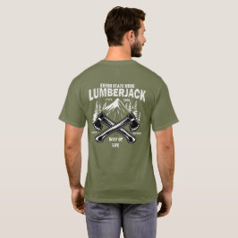 Anpassen der Lumberjack-Übergänge T-Shirt
