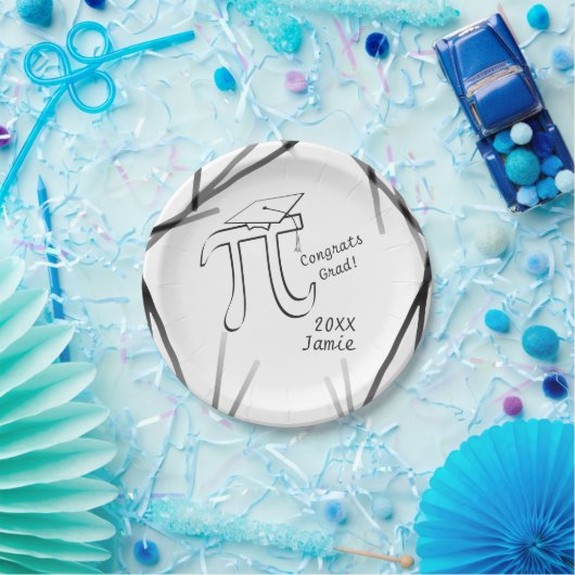 Anpassen der Math Pi Grad Papierplatte Pappteller (Party)
