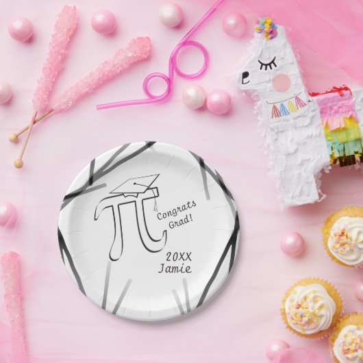 Anpassen der Math Pi Grad Papierplatte Pappteller (Party)