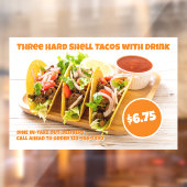 Anpassen der mexikanischen Food Hard Muschel Tacos Fensteraufkleber (Blatt 2)