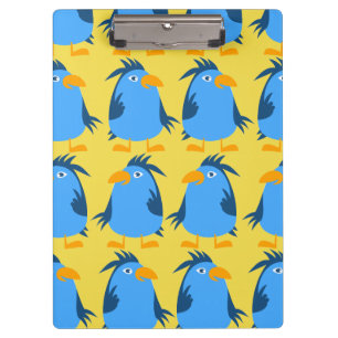 Anpassen der Niedlichen Blue Bird-Zwischenablage f Klemmbrett