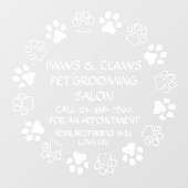 Anpassen der Papierkörbe an der Vorderseite Fensteraufkleber (Blatt)