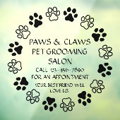 Anpassen der Papierkörbe an der Vorderseite Fensteraufkleber (Blatt 3)