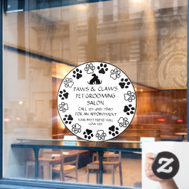 Anpassen der Papierkörbe an der Vorderseite Fensteraufkleber