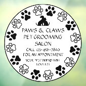 Anpassen der Papierkörbe an der Vorderseite Fensteraufkleber (Blatt 3)