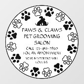 Anpassen der Papierkörbe an der Vorderseite Fensteraufkleber (Blatt)