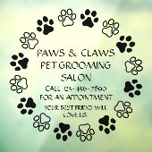 Anpassen der Papierkörbe an der Vorderseite Fensteraufkleber (Blatt 3)