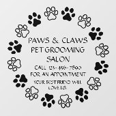 Anpassen der Papierkörbe an der Vorderseite Fensteraufkleber (Blatt)