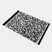Anpassen der QR-Code-Scan-Info-Adresse Fußmatte (Schrägansicht)