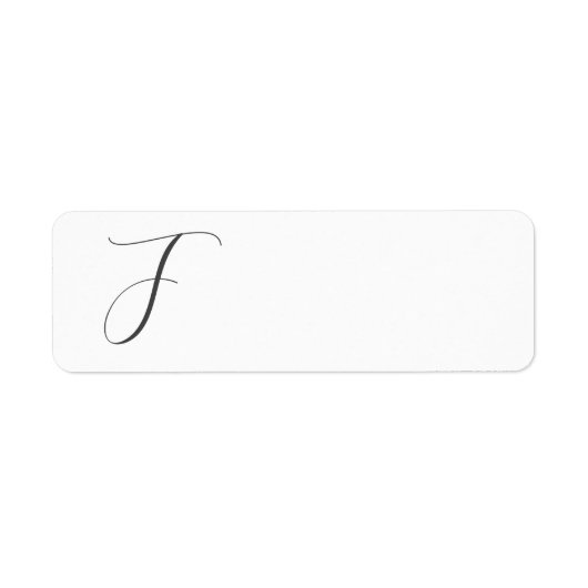 Anpassen der Rücksendeadresse für Monogram (Vorne)