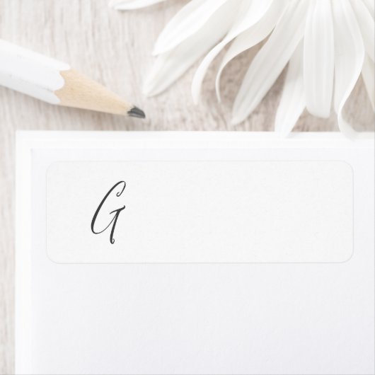 Anpassen der Rücksendeadresse für Monogram G (Insitu)