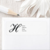 Anpassen der Rücksendeadresse für Monogram H-Scrip (Insitu)