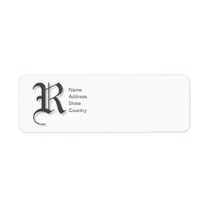 Anpassen der Rücksendeadresse für Monogram R