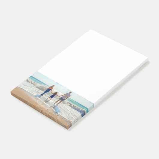 Anpassen der Sticknotizen für Ihr Foto Personalisi Post-it Klebezettel (angewinkelt)