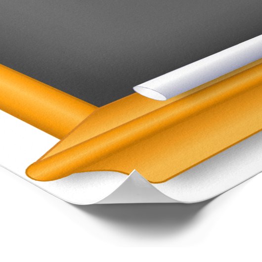 Anpassen der Textplatine Poster (Ecke)