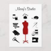 Anpassen der Textpostkarte Postkarte (Vorderseite)