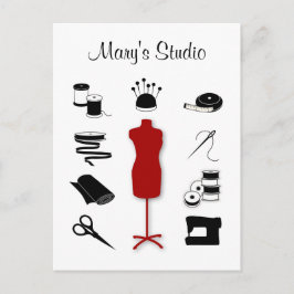 Anpassen der Textpostkarte Postkarte