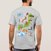 Anpassen der Vorderseite, Spaß japanisches Kartend T-Shirt (Rückseite)