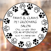 Anpassen der Vordertür für die Paws-Klauen Fensteraufkleber (Blatt 2)