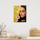 Anpassen der Vordertür von Eyelash Extensions Stud Poster (Küche)