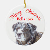 Anpassen der Vorlage für das Heimtierfoto Keramik Ornament (Vorne)