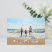 Anpassen der Weihnachtskarte für Ihr Foto (Stehend Vorderseite)