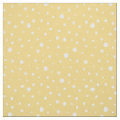 Anpassen der weißen Polka-Punkte in Gelb Stoff (Muster)