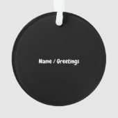 Anpassen der Wochenendprognose 100% Chance von Bou Ornament (Rückseite)