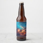 Anpassen der Wüste Cowboy Night Watch im Detail Bierflaschenetikett (Vorderseite)