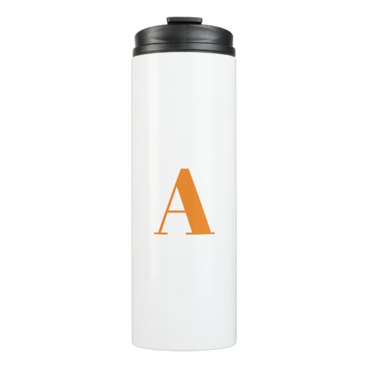 Anpassen des Alphabet-Anfangsbuchstabens Thermosbecher (Vorderseite)