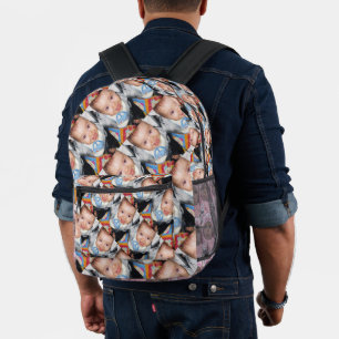 Anpassen des benutzerdefinierten Fünf-Foto-Musters Bedruckter Rucksack