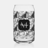 Anpassen des benutzerdefinierten Monogramms für da Dosenglas (Vorderseite)