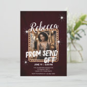 Anpassen des bezaubernden Prom-Absenders der Funkk Einladung (Stehend Vorderseite)