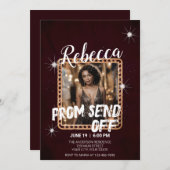 Anpassen des bezaubernden Prom-Absenders der Funkk Einladung (Vorne/Hinten)