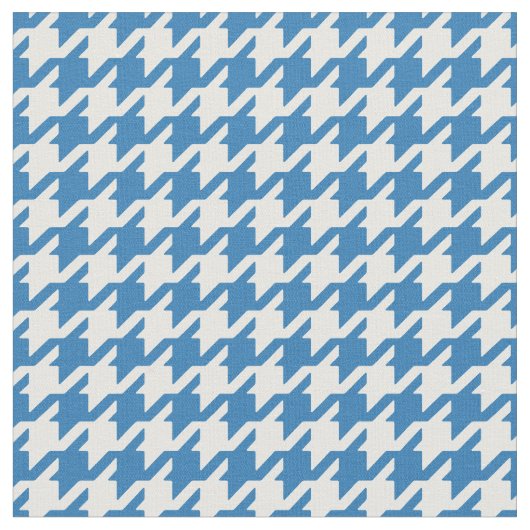 Anpassen des Blauen Hahnentrittmusters Stoff (Nahaufnahme)