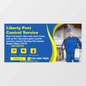 Anpassen des Business-Text-Fotos für die Kontrolle Fensteraufkleber (Blatt)