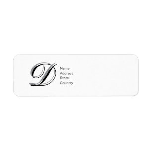 Anpassen des D-Script-Rücksendeadressenlabels für 