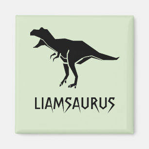 Anpassen des Dinosaurnamens Magnet