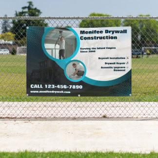 Anpassen des Drywall-Installationsauftragsgeschäft Banner