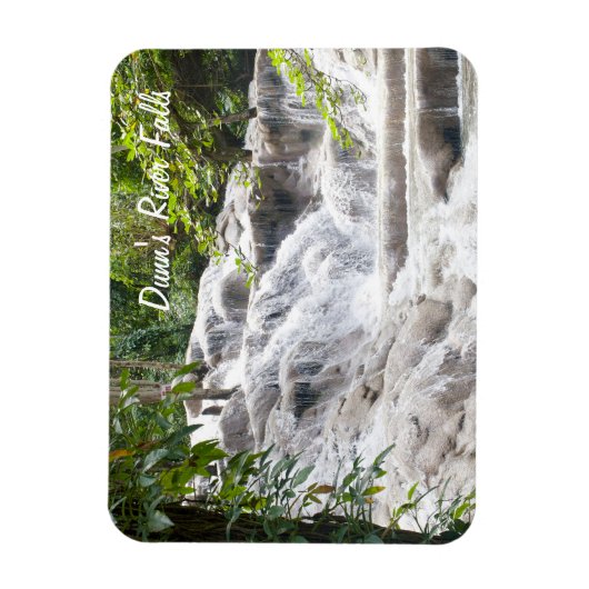 Anpassen des Dunn's River Falls Fotos Magnet (Vertikal)