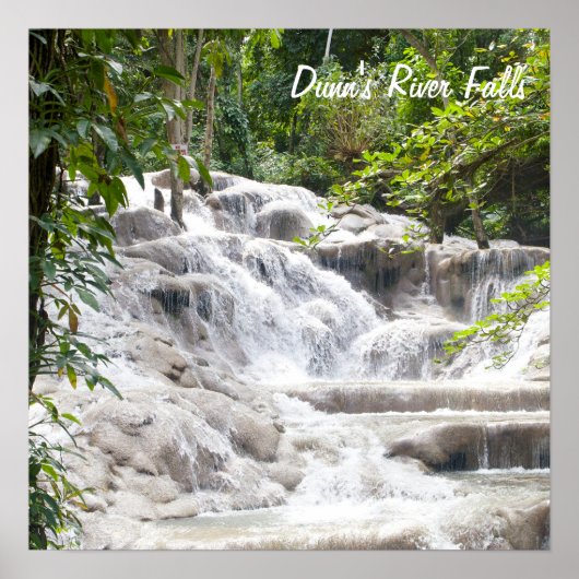Anpassen des Dunn's River Falls Fotos Poster (Vorne)