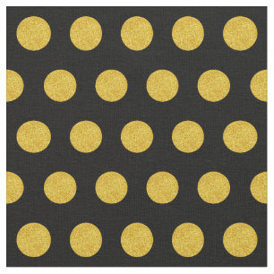 Anpassen des eigenen Goldpolka-Punktmusters in Sch Stoff