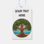 Anpassen des eigenen Lebensbaums Geschenkanhänger (Vorderseite)