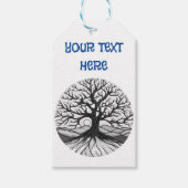 Anpassen des eigenen Lebensbaums Geschenkanhänger (Vorderseite)