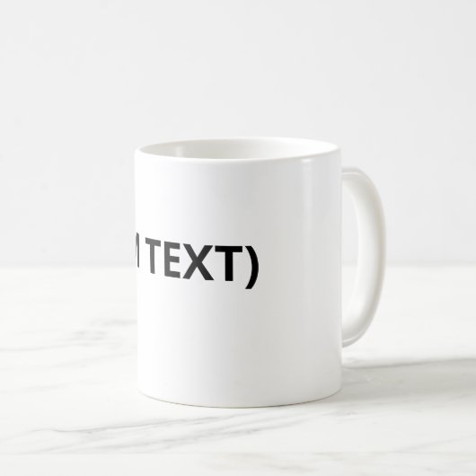 Anpassen des eigenen Textes - Tasse reißen (VorderseiteRechts)