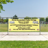 Anpassen des einfachen RV- und Trailer-Speicherges Banner (InSitu)