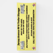 Anpassen des einfachen RV- und Trailer-Speicherges Banner (Vertikal)