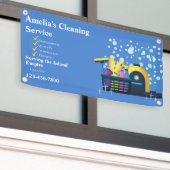 Anpassen des erschwinglichen Zuhause-Reinigungszau Banner (Äußeres Gebäude)