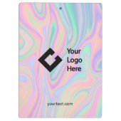 Anpassen des farbigen, flüssigkeitseisernen Farbde Klemmbrett (Rückseite)