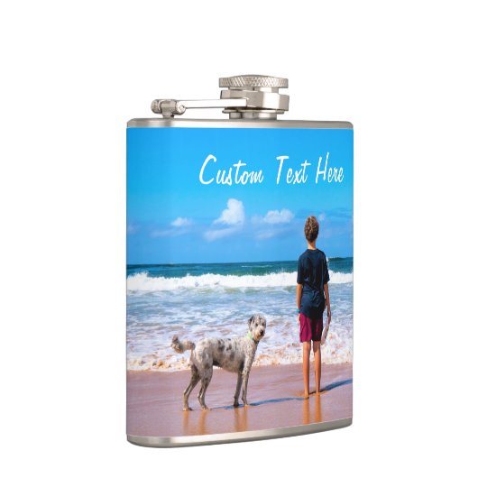 Anpassen des Foto-Flags mit Textname Flachmann (Rechts)